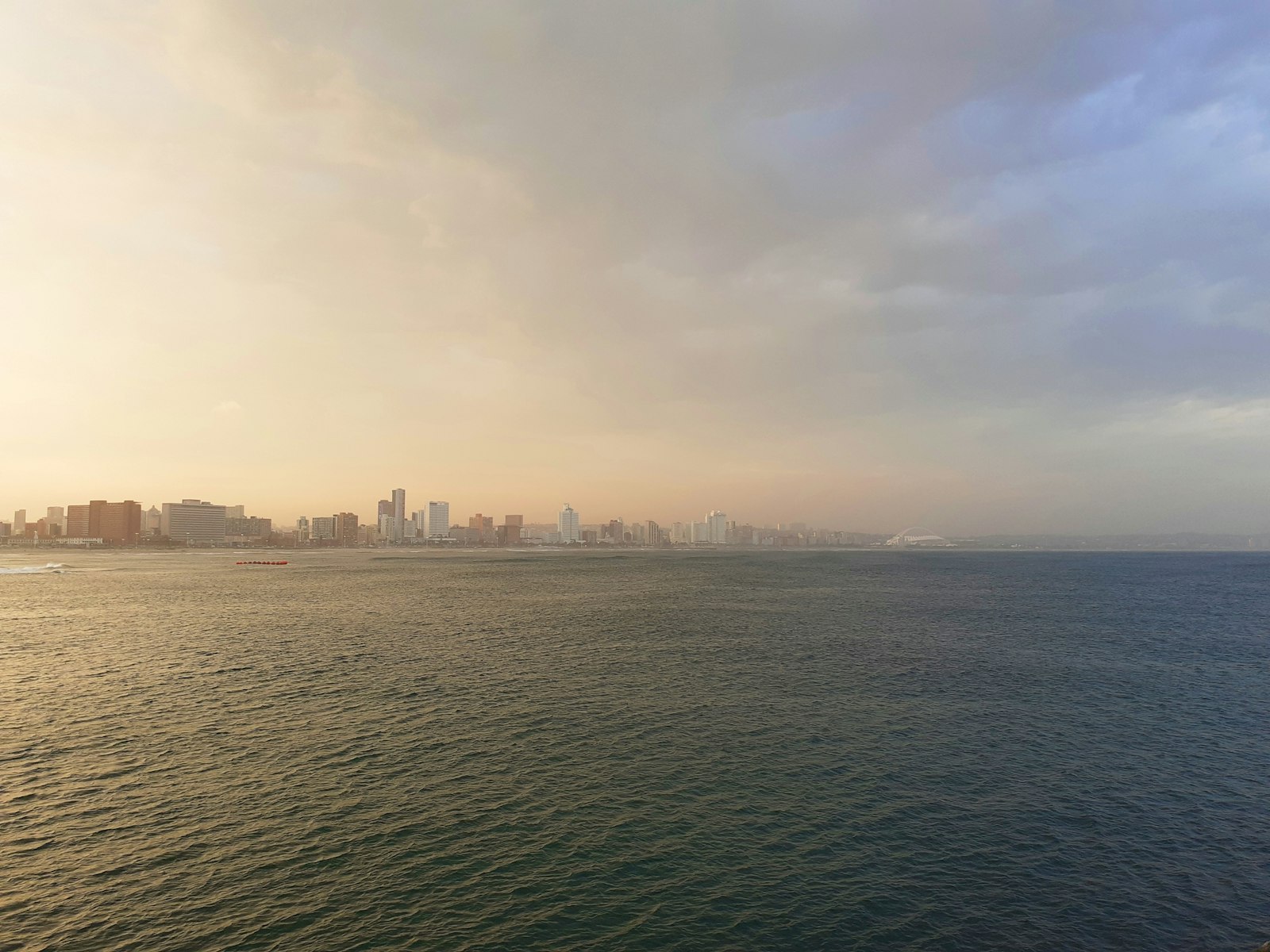 The warm Indian Ocean coastline of KwaZulu-Natal
